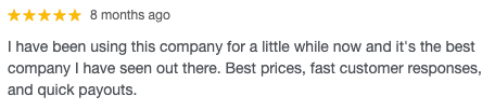 Customer review for selling diabetic supplies for cash in Detroit reference